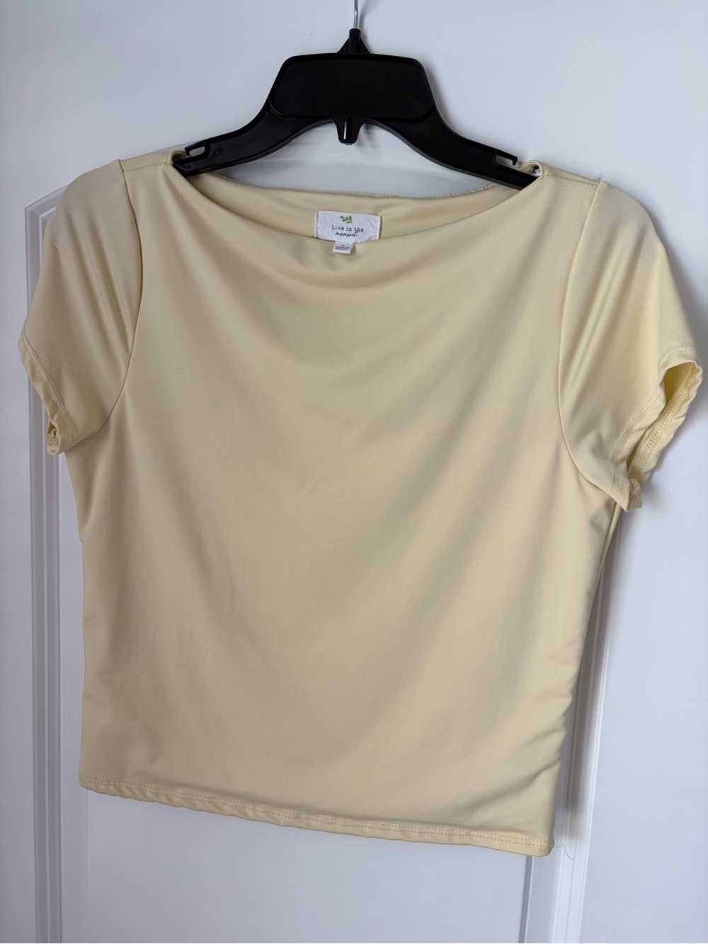 Butter Yellow Short Sleeve Top